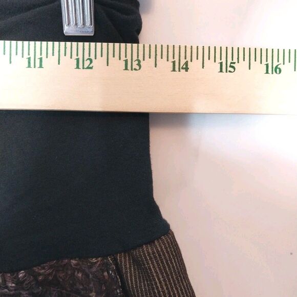 Green 3 Upcycled Skirt Sz M Mixed Media Raw Hem Hippie Boho Grunge GoblinCore - Picture 2 of 6